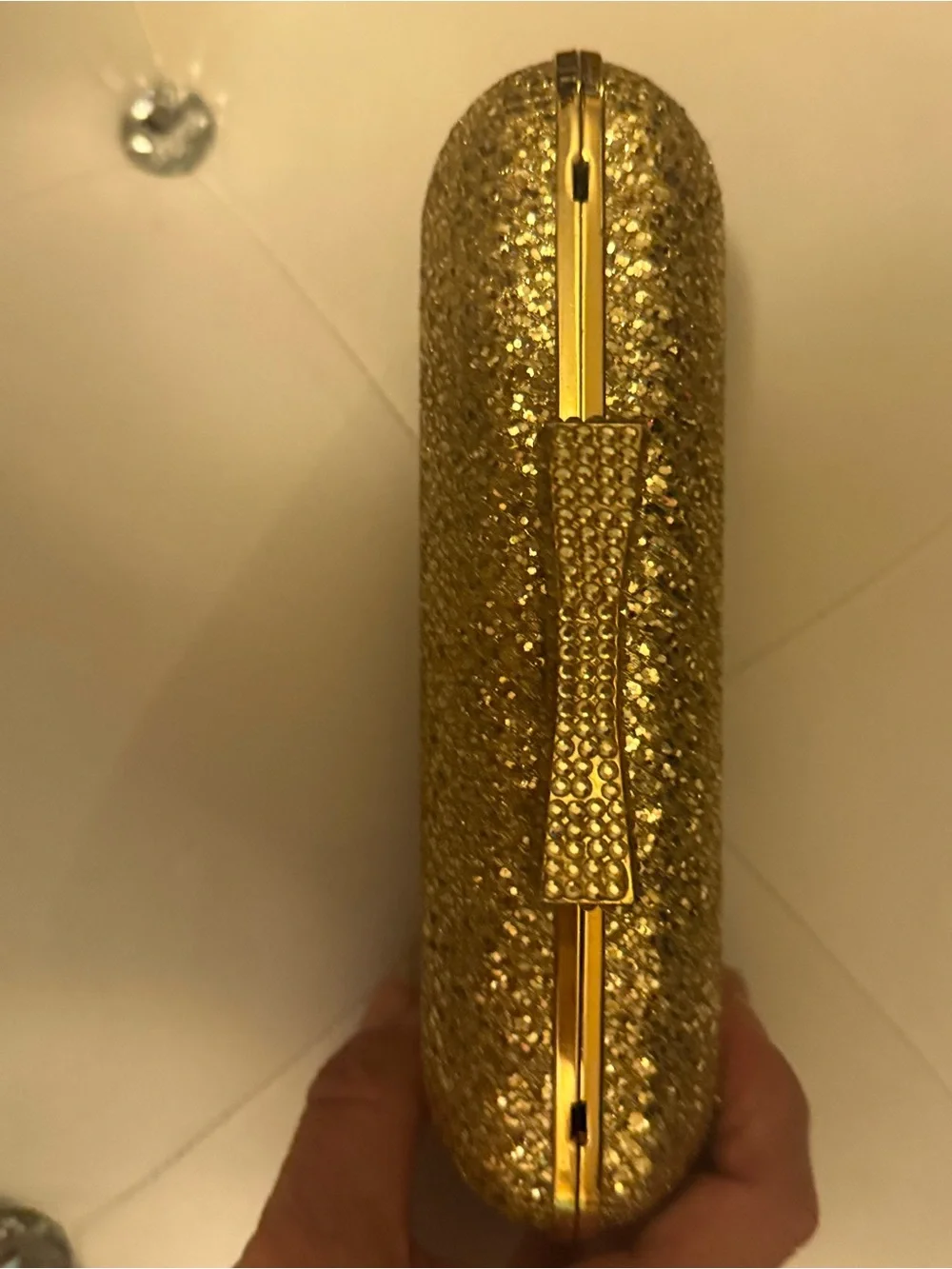 Glittery Gold Urban Expressions Clutch